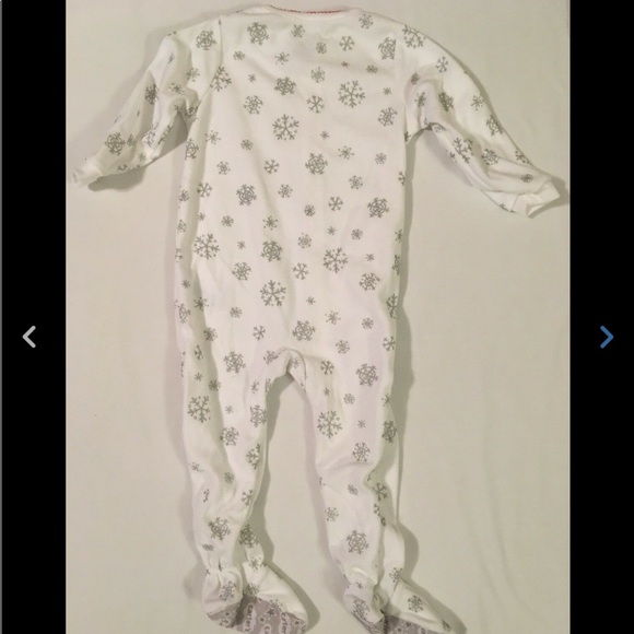 Carters Snowflake Sleeper Size 24M Footed Pajamas - Picture 4 of 5